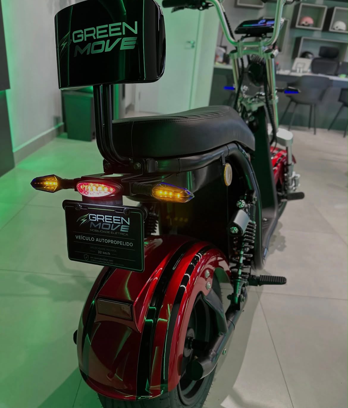 Scooter Elétrica Green Move – Estilo, Conforto e Mobilidade