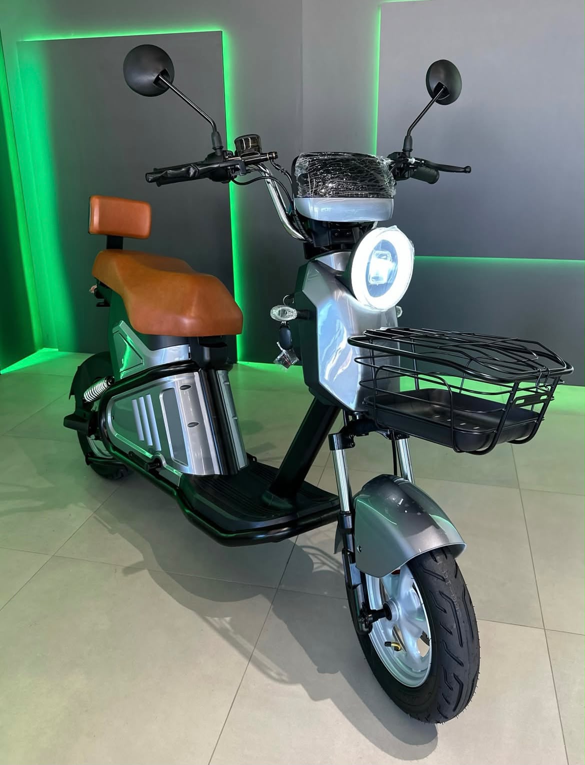 Bicicleta Elétrica com Cesta – Conforto, Praticidade e Estilo