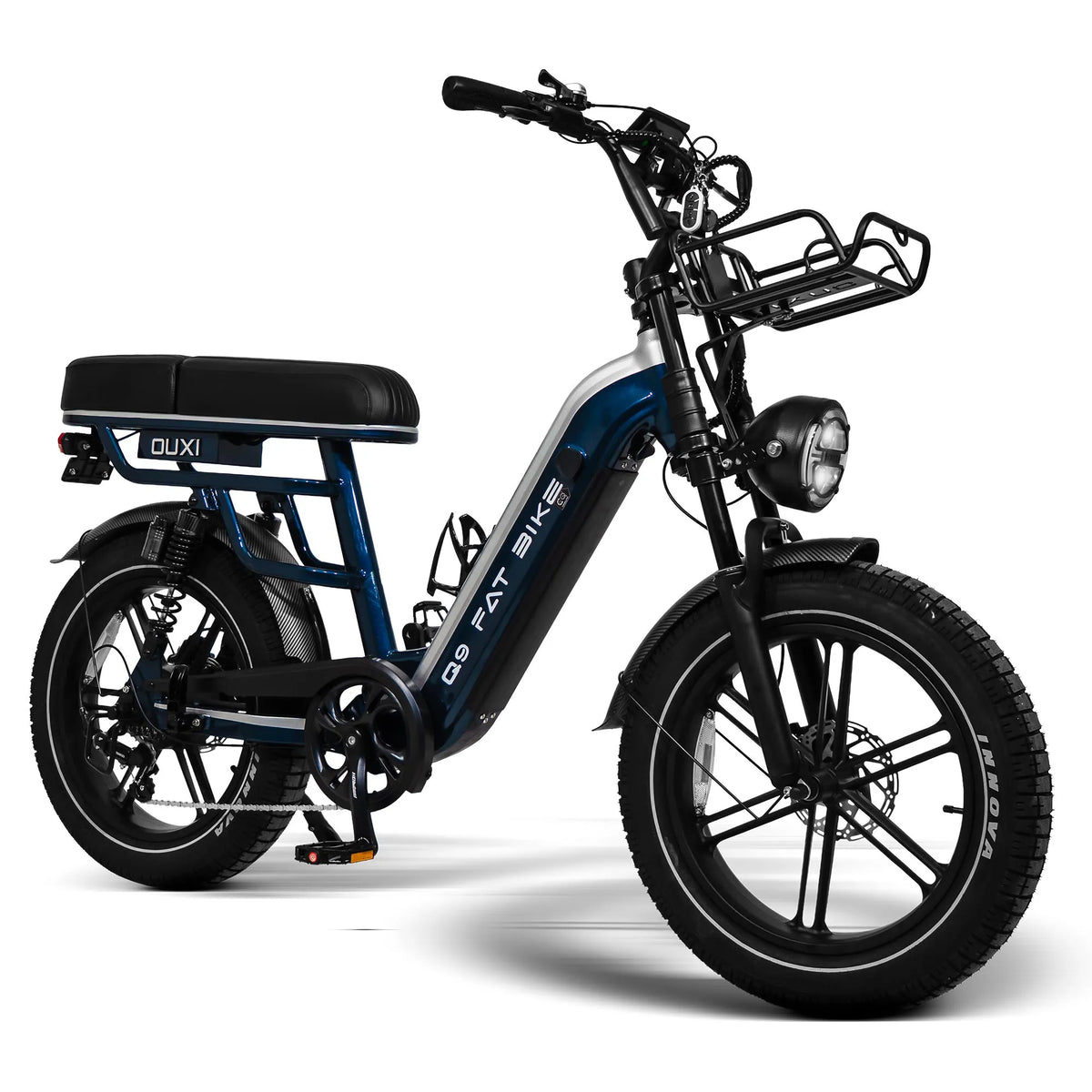 Bicicleta Elétrica 1000W Q9 48V 15Ah Até 75km