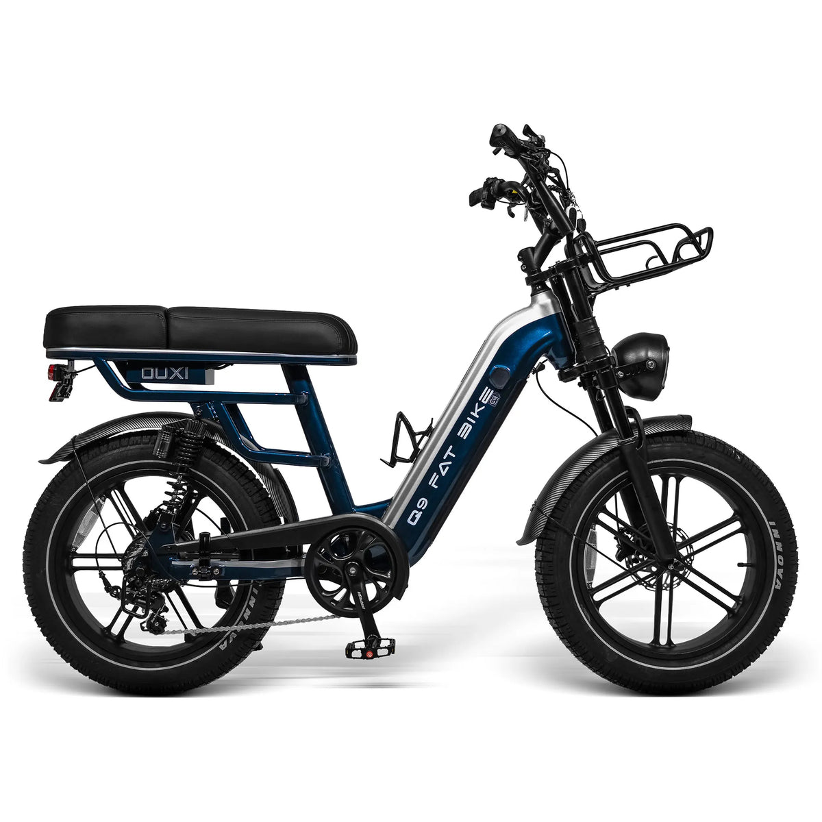 Bicicleta Elétrica 1000W Q9 48V 15Ah Até 75km