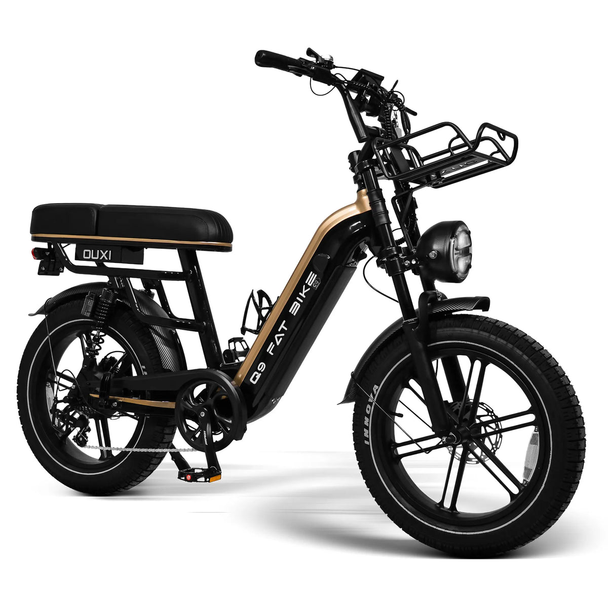 Bicicleta Elétrica 1000W Q9 48V 15Ah Até 75km