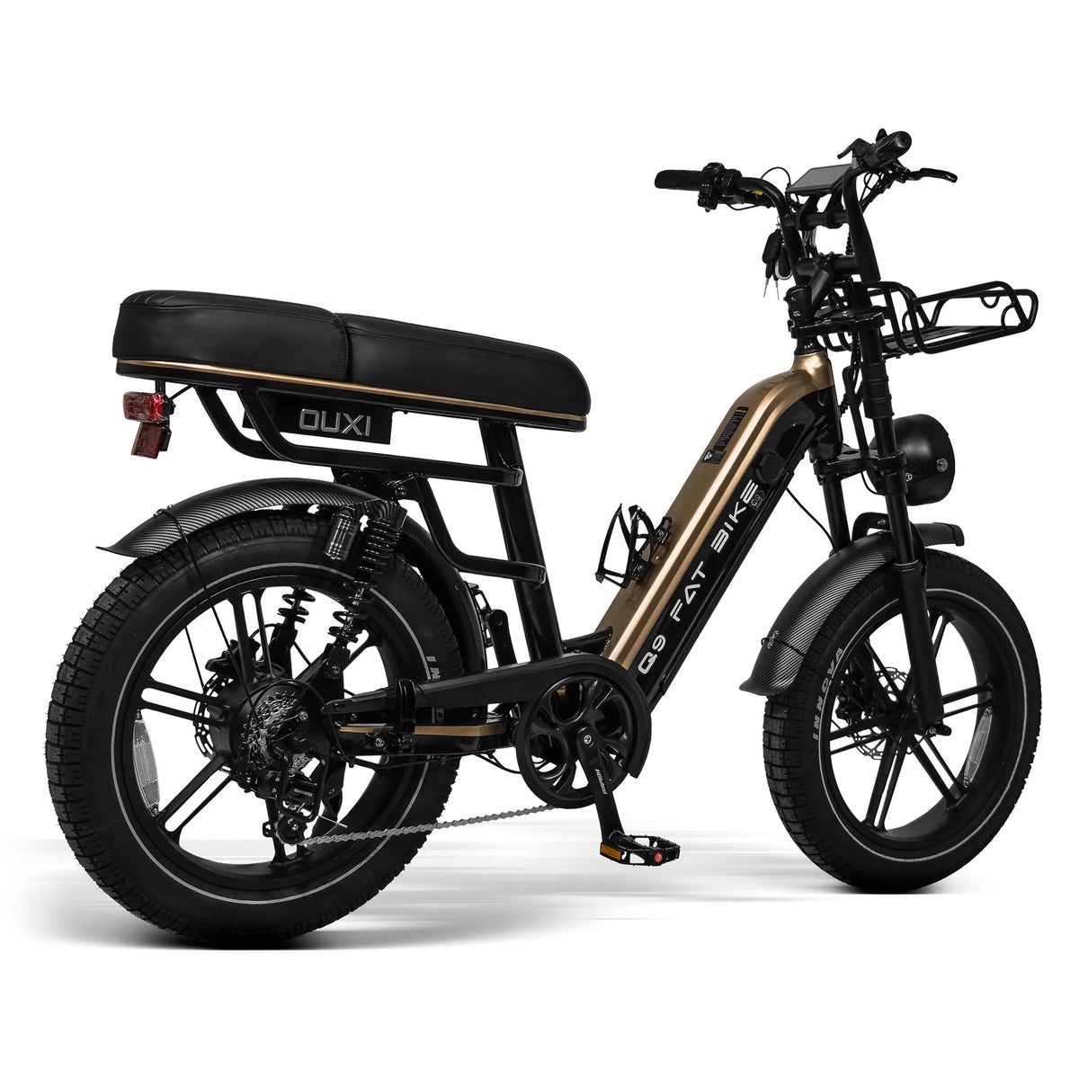 Bicicleta Elétrica 1000W Q9 48V 15Ah Até 75km