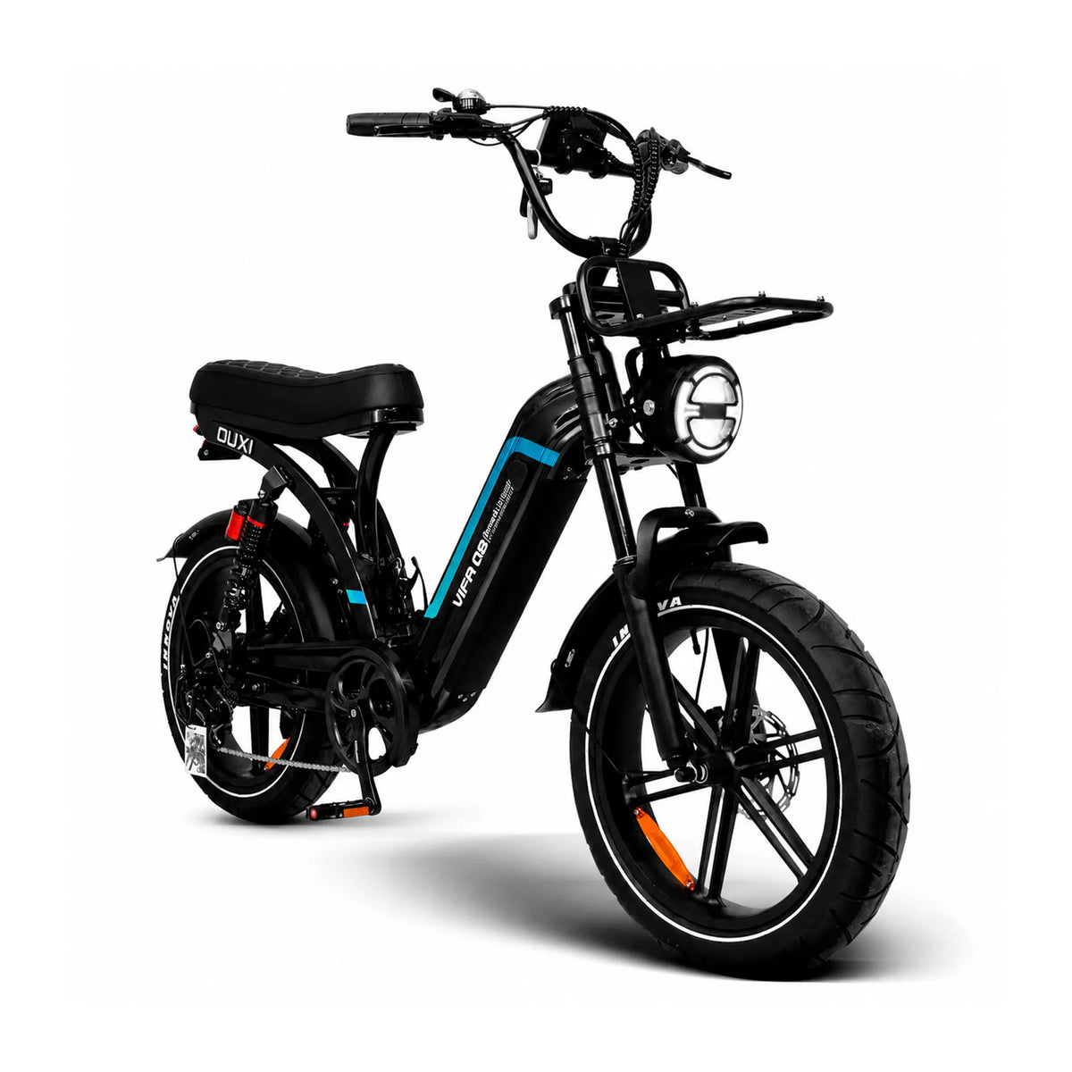 Bicicleta Elétrica 750w 20 GTS M1 Freio a Disco 7V Suspensão E-Bike Q8 15Ah