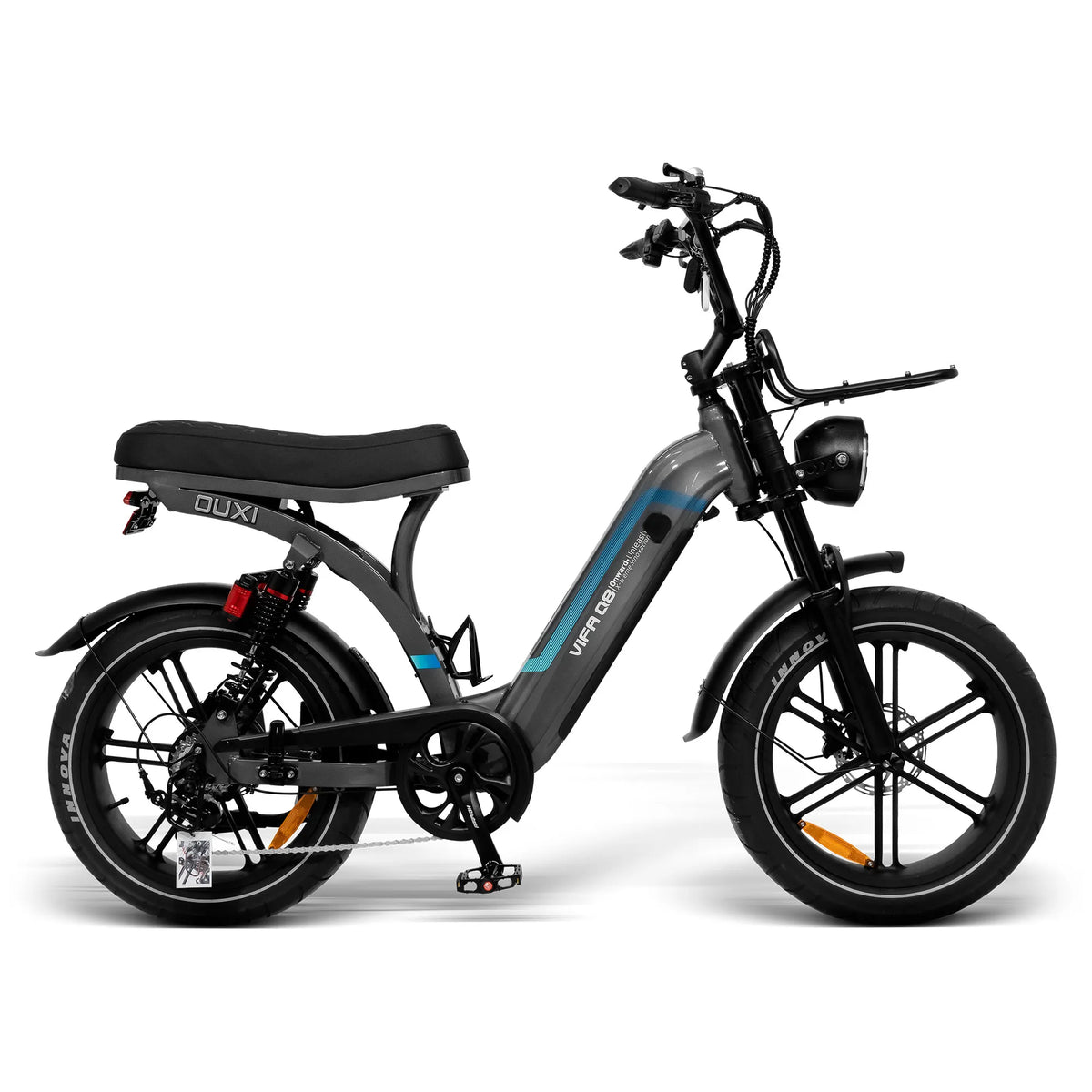 Bicicleta Elétrica 750w 20 GTS M1 Freio a Disco 7V Suspensão E-Bike Q8 15Ah