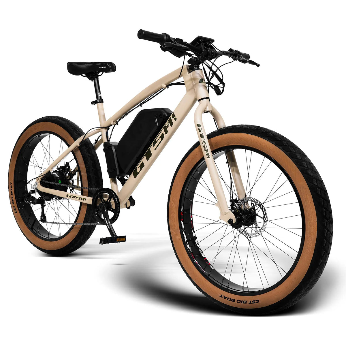 Bicicleta Elétrica 750w GTS M1 com Acelerador 7V Fat Trail 48V 15Ah
