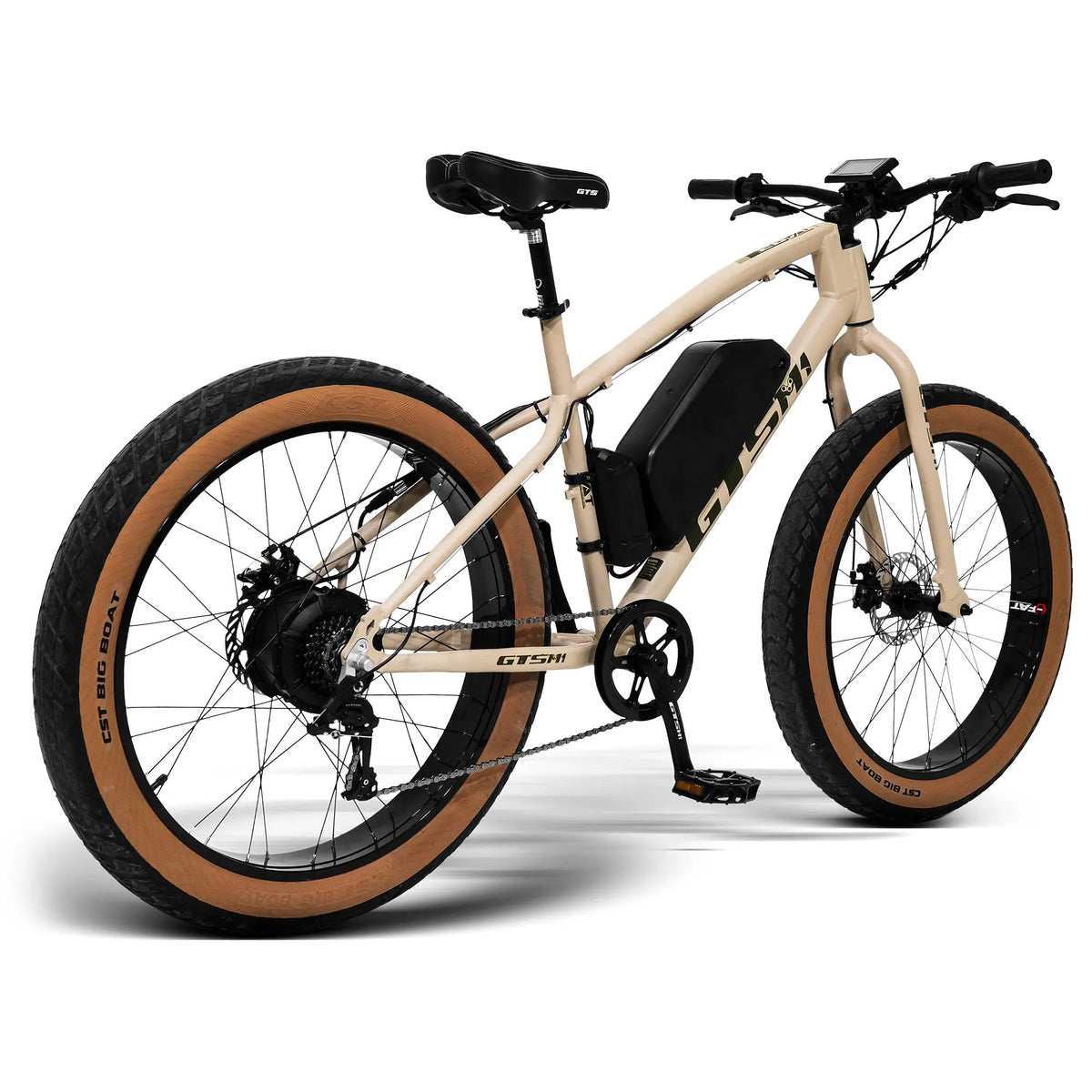 Bicicleta Elétrica 750w GTS M1 com Acelerador 7V Fat Trail 48V 15Ah