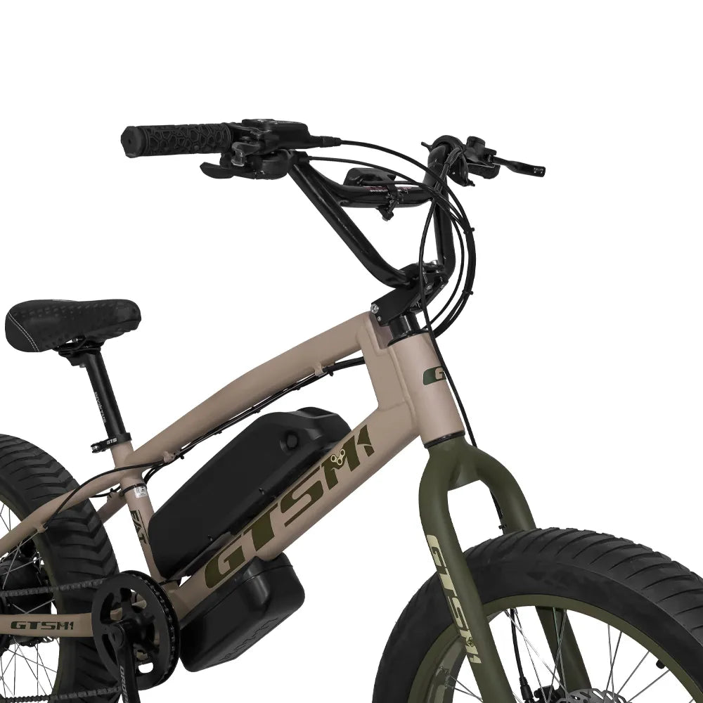 Bicicleta Elétrica Infantil 750W aro 20 GTSM1 Freio Hidráulico 7v Fat Boy Force