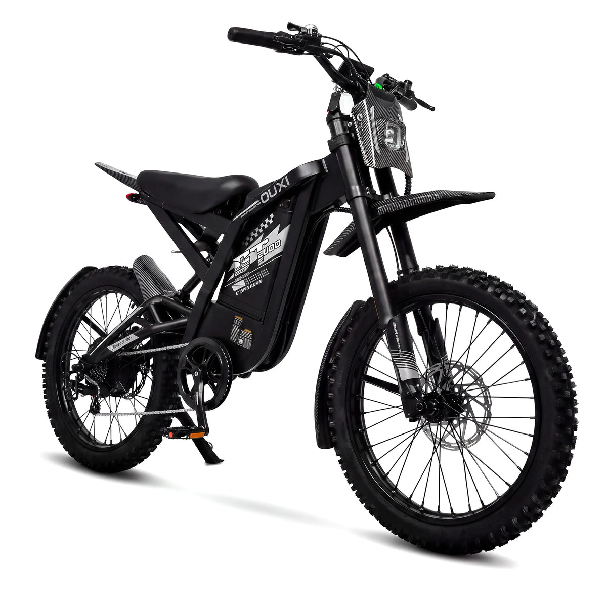 Bicicleta Elétrica 1000w GT2000 Freio Hidráulico 7V Suspensão E-Bike 30Ah
