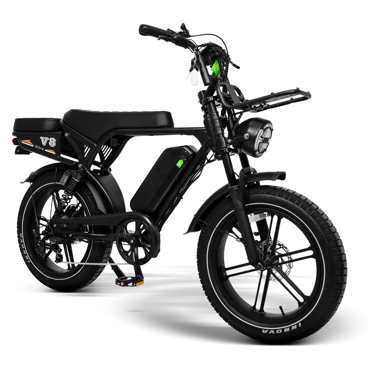 Bicicleta Elétrica 1000W V8 Ultra 48V 15Ah Até 50km
