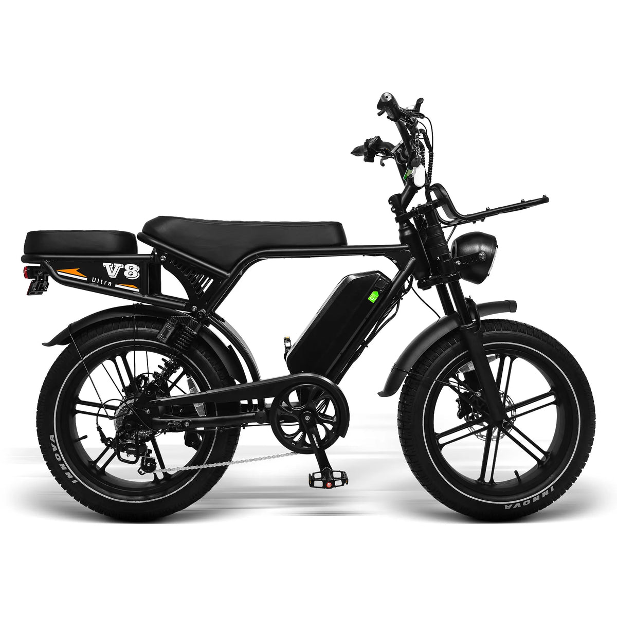 Bicicleta Elétrica 1000W V8 Ultra 48V 15Ah Até 50km