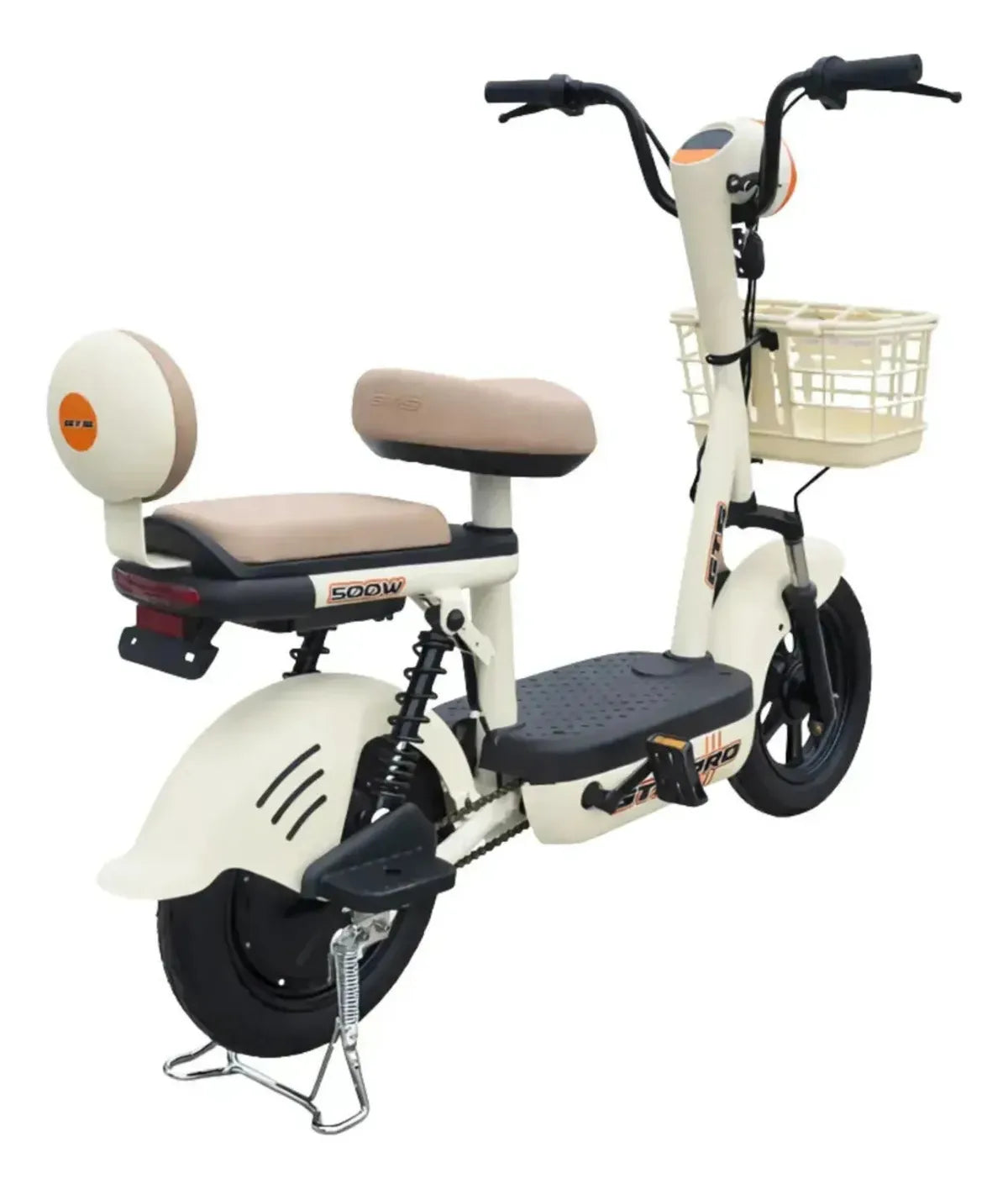 Bicicleta Elétrica Gts Super Power 500w Para Mobilidade Urbana Branco